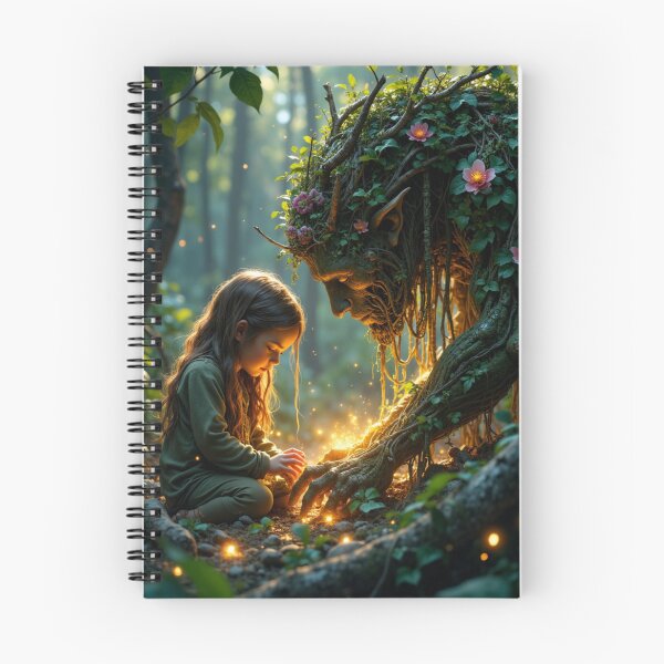 Item preview, Forest Healer and Lost Child – Enchanted Fantasy Art designed and sold by nhk999.