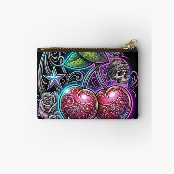 Item preview, Ornate Cherries and Skull Design designed and sold by kiwiartyfarty.