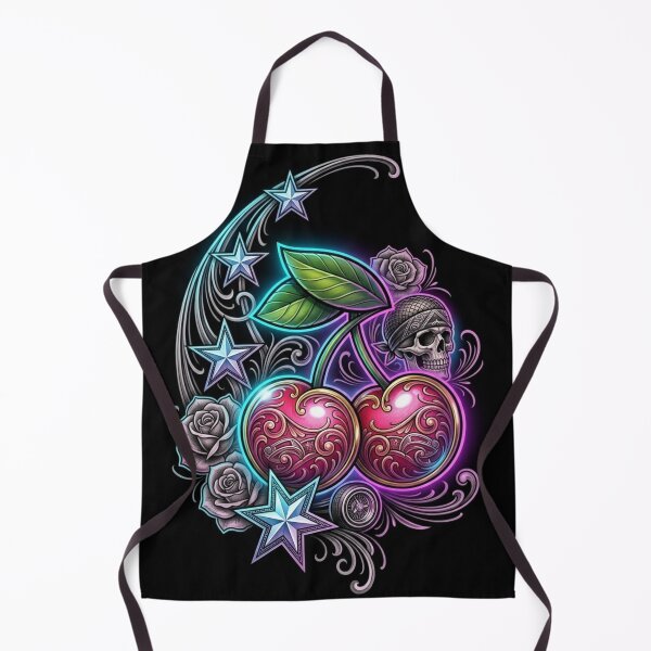Item preview, Ornate Cherries and Skull Design designed and sold by kiwiartyfarty.