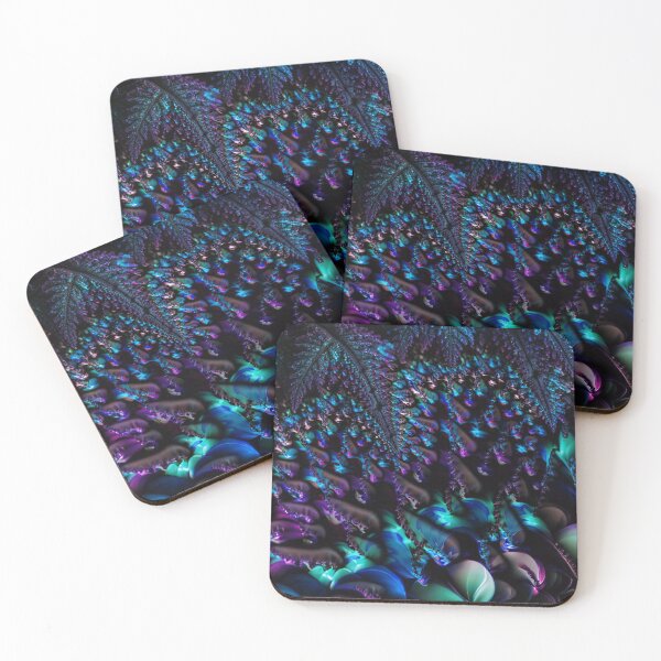Item preview, Purple and blue fractals  designed and sold by KingsArtworx 2.