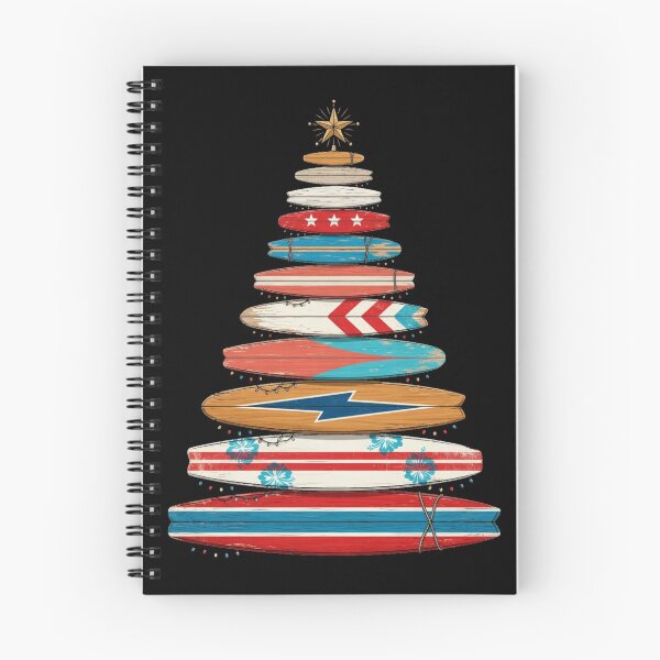 Item preview, Surfboard Christmas Tree Coastal Holiday designed and sold by CF_VintageDesign.