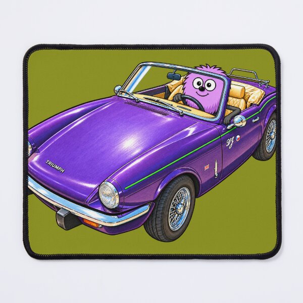 Item preview, Triumph Spitfire Classic Car with Thingling Driver designed and sold by TheThinglings.