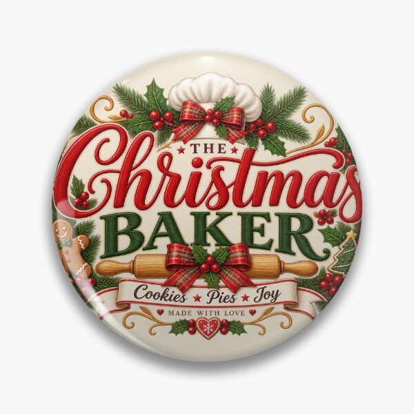 Item preview, Christmas Baker – Official Holiday Baking Crew designed and sold by Novel Works Studio.