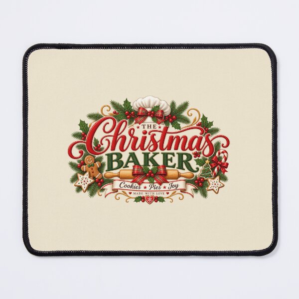 Item preview, Christmas Baker – Official Holiday Baking Crew designed and sold by Novel Works Studio.