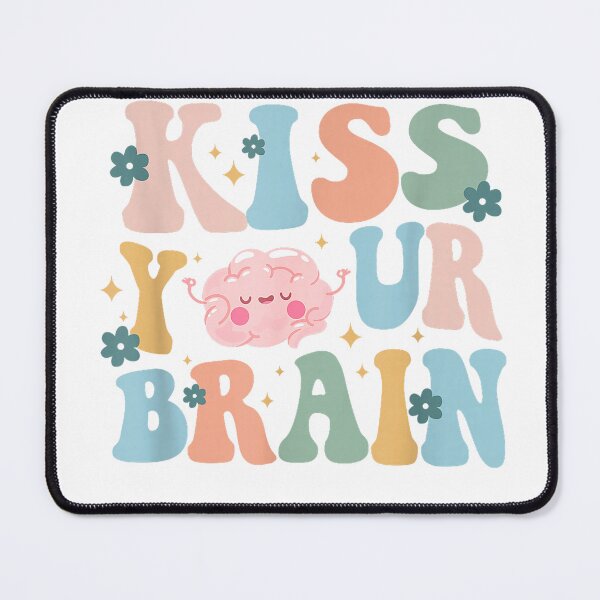 Item preview, Kiss Your Brain Teacher Inspire Educate Groovy Retro Vintage T-Shirt designed and sold by KTY-NUSS.