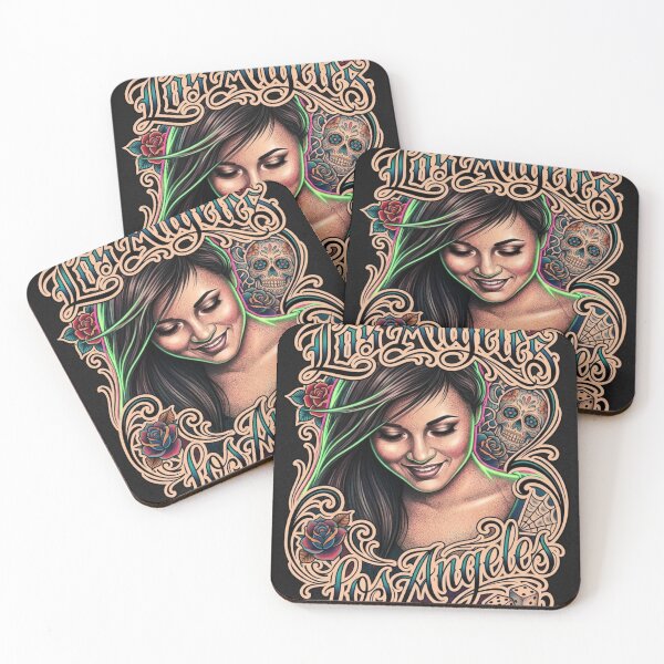 Item preview, Los Angeles Tattoo Design designed and sold by kiwiartyfarty.