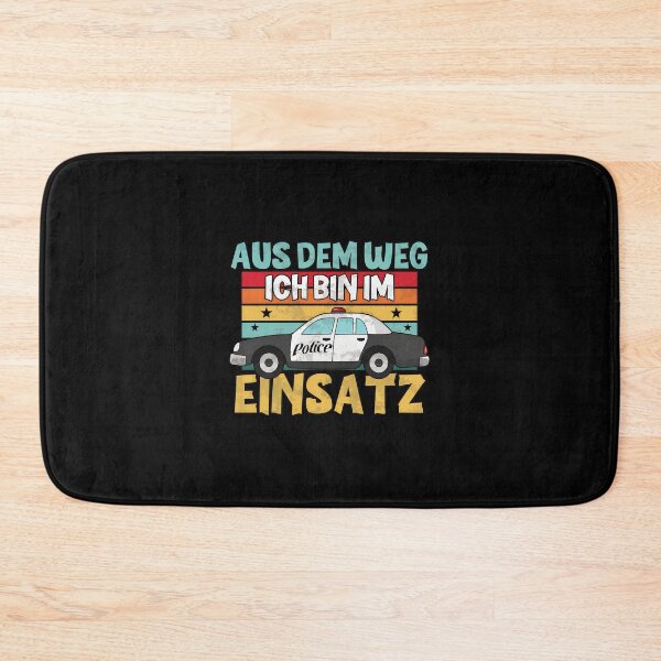 Item preview, German Police Humor Retro "I'm On Duty" Car designed and sold by buliktikiniry.
