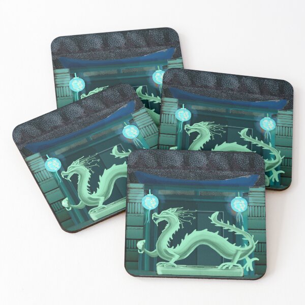 Item preview, Night Jade Dragon Chinese Gate designed and sold by Donnahuntriss.