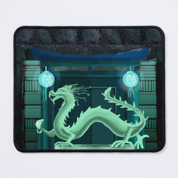 Item preview, Night Jade Dragon Chinese Gate designed and sold by Donnahuntriss.