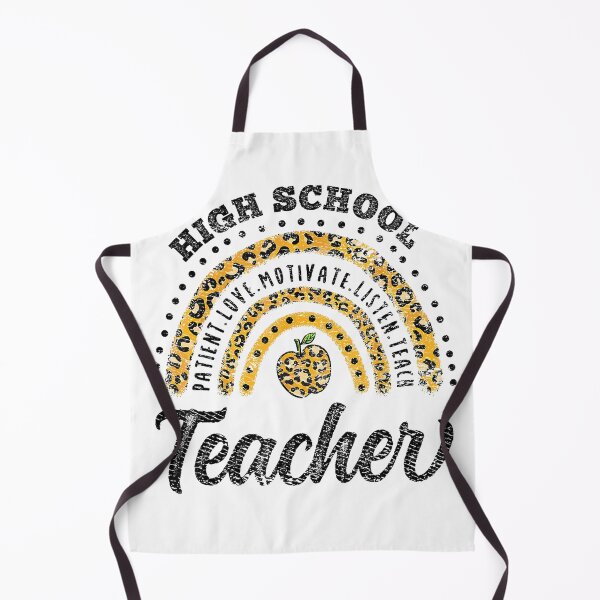 Item preview, Leopard Print High School Teacher Rainbow Vintage T-Shirt designed and sold by Cafe18.