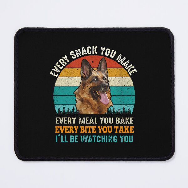 Item preview, German Shepherd Sunset "Watching You" Funny Dog Lover designed and sold by gesickotschabu.