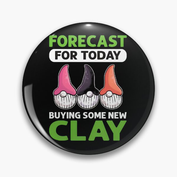 Item preview, Gnome Clay Forecast Funny Gnome Pottery Lover Art designed and sold by keelinzeoppel.