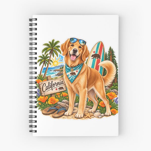 Item preview, California Golden Dog designed and sold by Whimspired By Paxx.