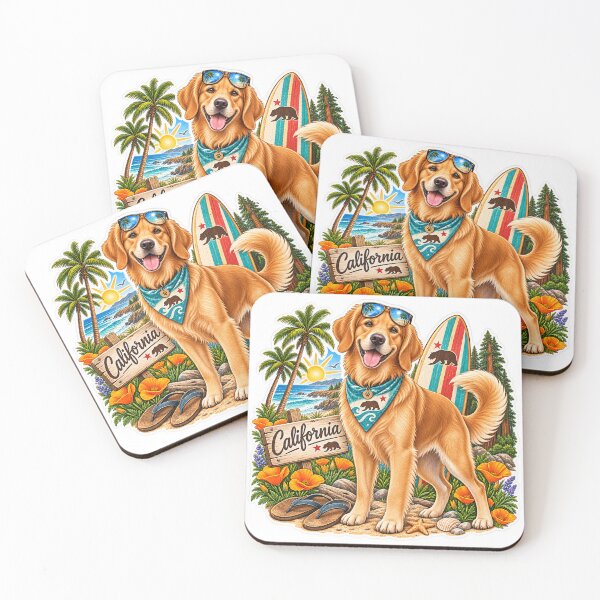 Item preview, California Golden Dog designed and sold by Whimspired By Paxx.