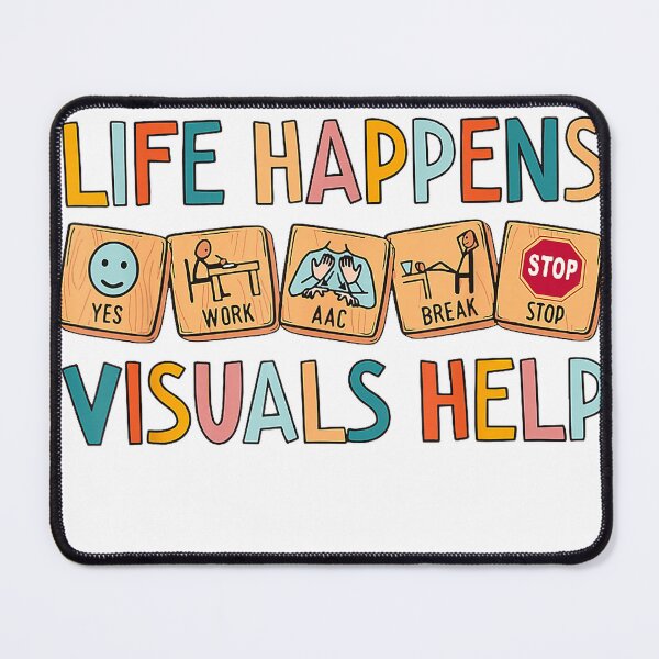 Item preview, Life Happens Visuals Help Special Education Teacher Aide T-Shirt designed and sold by KTY-NUSS.