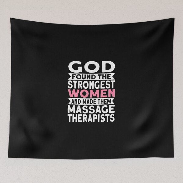 Item preview, God Found Strongest Women Massage Therapists Quote designed and sold by gesickotschabu.