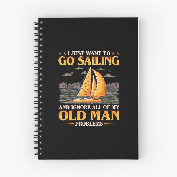 Item preview, Go Sailing Ignore Problems Sailboat Nautical Retro Art designed and sold by buliktikiniry.