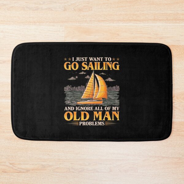 Item preview, Go Sailing Ignore Problems Sailboat Nautical Retro Art designed and sold by buliktikiniry.