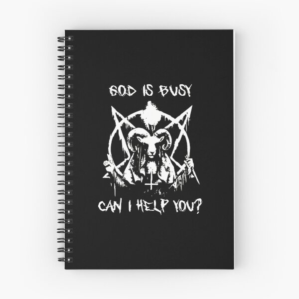 Item preview, God is Busy Can I Help You Ram Pentagram Inverted designed and sold by mazormhparri.