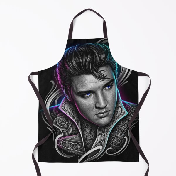 Item preview, Elvis Presley with Neon Accents designed and sold by kiwiartyfarty.