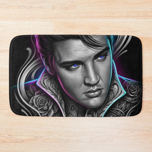 Item preview, Elvis Presley with Neon Accents designed and sold by kiwiartyfarty.