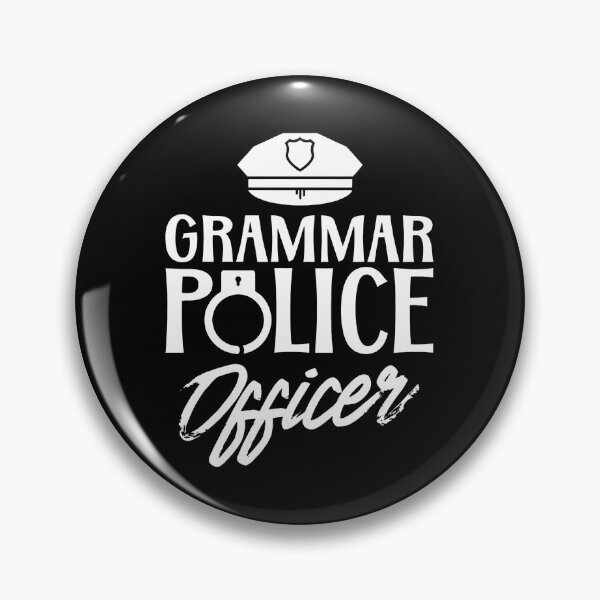 Item preview, Grammar Police Officer Funny Language Lover Statement designed and sold by buliktikiniry.