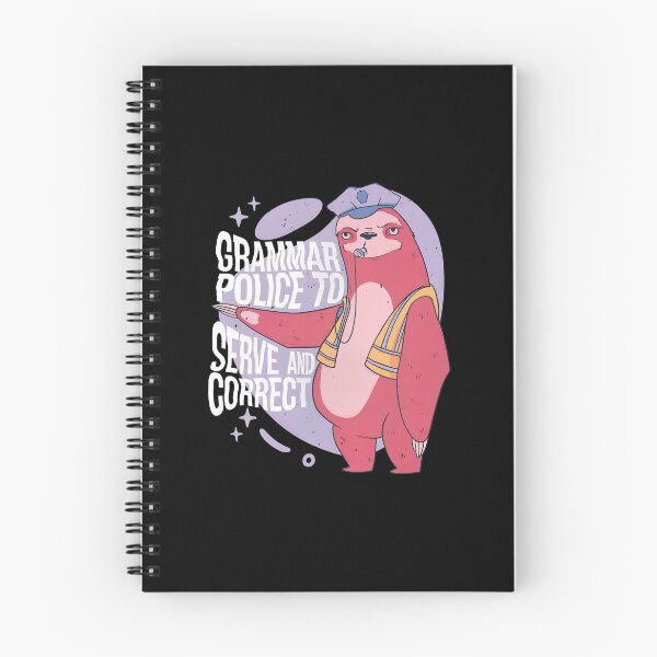 Item preview, Grammar Police Sloth To Serve And Correct Funny Pun designed and sold by gesickotschabu.