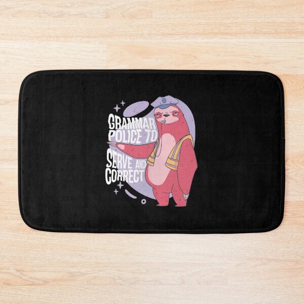 Item preview, Grammar Police Sloth To Serve And Correct Funny Pun designed and sold by gesickotschabu.
