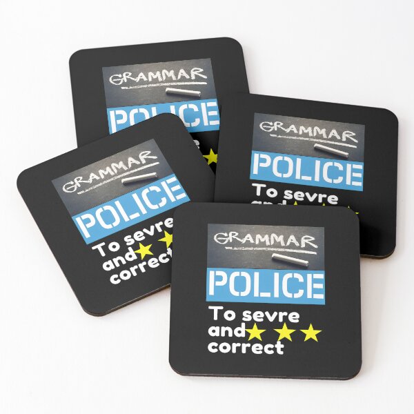 Item preview, Grammar Police To Sevré And Correct Humorous Text Design designed and sold by mazormhparri.