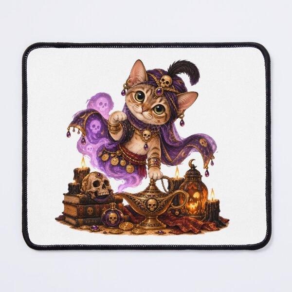 Item preview, Cute Singapore Cat Genie Halloween designed and sold by NoExcusesTraveller .