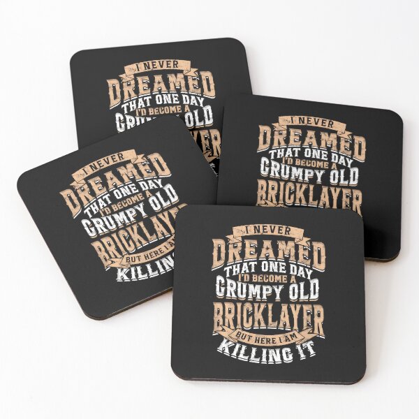 Item preview, Grumpy Old Bricklayer Killing It Funny Construction designed and sold by buliktikiniry.
