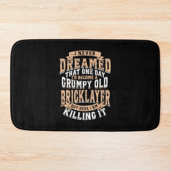 Item preview, Grumpy Old Bricklayer Killing It Funny Construction designed and sold by buliktikiniry.