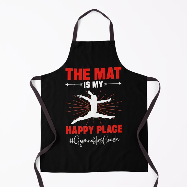 Item preview, Gymnastics Coach The Mat Is My Happy Place Graphic designed and sold by mazormhparri.
