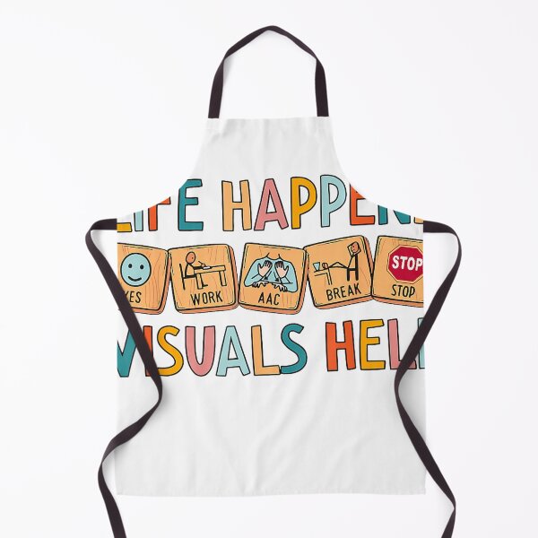 Item preview, Life Happens Visuals Help Special Education Teacher Aide T-Shirt designed and sold by KTY-NUSS.