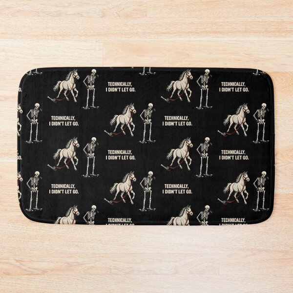 Item preview, Technically I Didn'T Let Go Skeleton Horse Riding Halloween designed and sold by Strow--bary.