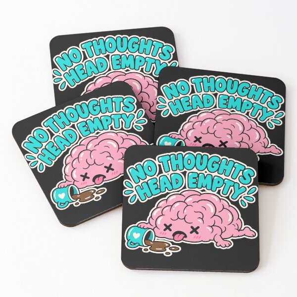 Item preview, culture memes  No Thoughts Head Empty Funny Cute Brain  designed and sold by Uglyandcute.