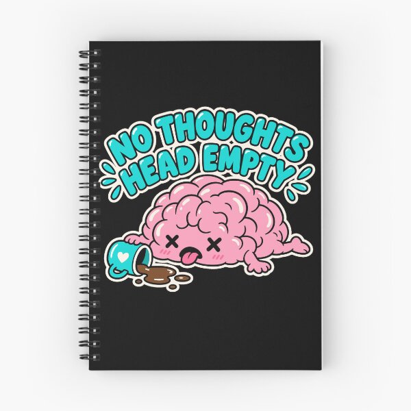 Item preview, culture memes  No Thoughts Head Empty Funny Cute Brain  designed and sold by Uglyandcute.