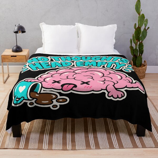 Item preview, culture memes No Thoughts Head Empty Funny Cute Brain designed and sold by Uglyandcute.