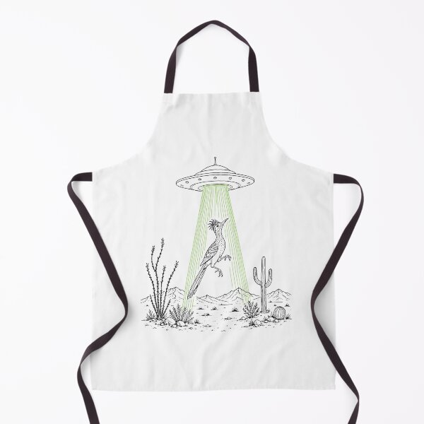 Item preview, Roadrunner And Ufo Alien Abduction Desert Science Humor  designed and sold by Strow--bary.