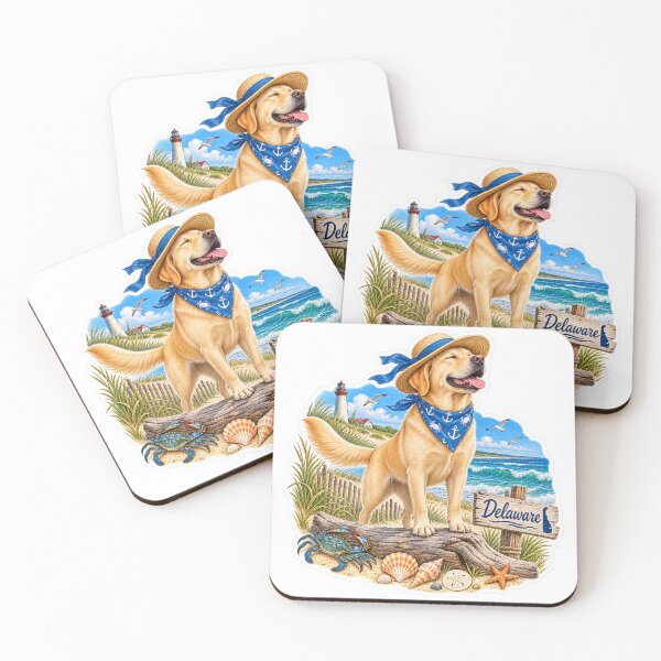 Item preview, Delaware Coastal Dog designed and sold by Whimspired By Paxx.