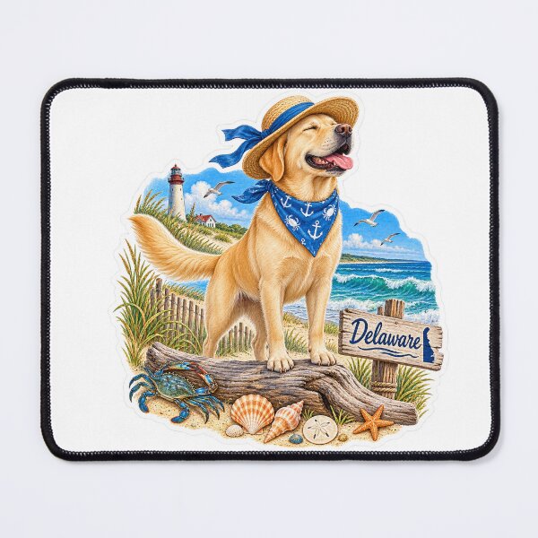 Item preview, Delaware Coastal Dog designed and sold by Whimspired By Paxx.
