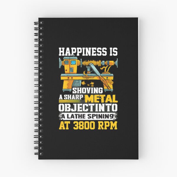 Item preview, Happiness Shoving Metal Into Lathe 3800 RPM Woodworker designed and sold by mazormhparri.