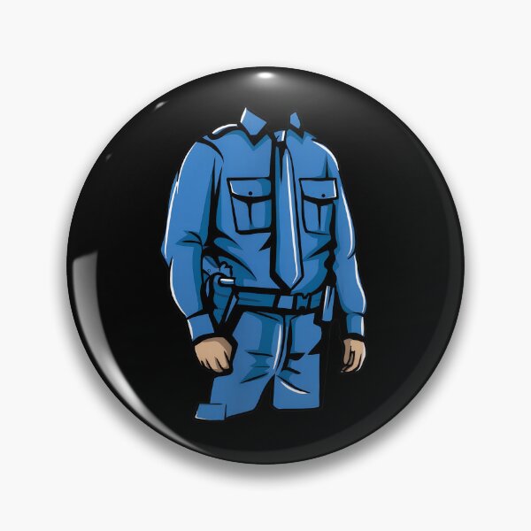 Artikelvorschau, Kopfloses blaues Uniform-Kostüm entworfen und verkauft von saykoywgirman.