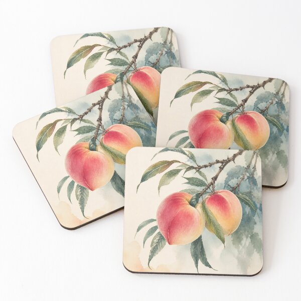 Item preview, Branch of Peaches designed and sold by Artnovalty.redbubble.com.