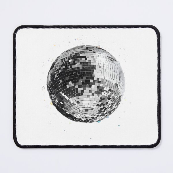 Item preview, Retro Monochrome Disco Ball Aesthetic 70S Groovy Nightlife Party Minimalist Graphic Art | ⭐⭐⭐⭐⭐ designed and sold by DreamArtstore.