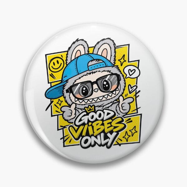 Item preview, Labubu - THE MONSTER, Good Vibes Only designed and sold by graphic-genie.