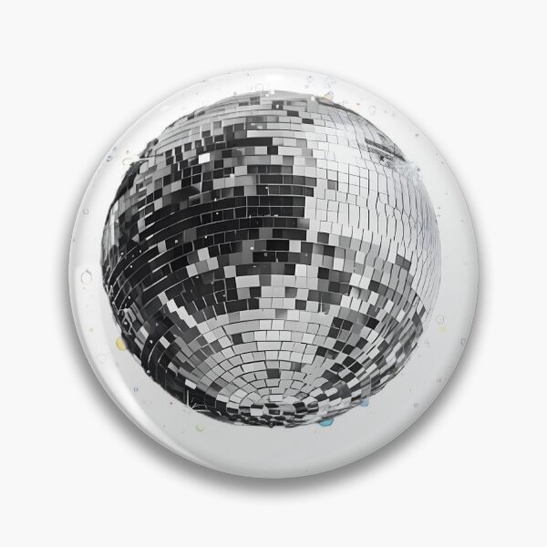 Item preview, Retro Monochrome Disco Ball Aesthetic 70S Groovy Nightlife Party Minimalist Graphic Art | ⭐⭐⭐⭐⭐ designed and sold by DreamArtstore.