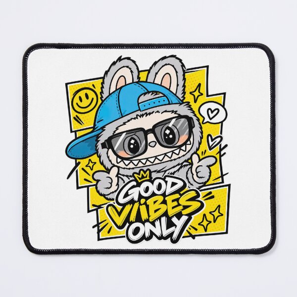 Item preview, Labubu - THE MONSTER, Good Vibes Only designed and sold by graphic-genie.