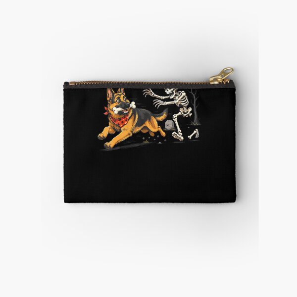 Item preview, German Shepherd Stealing Bone Halloween Dog Design designed and sold by jerrimisty889.