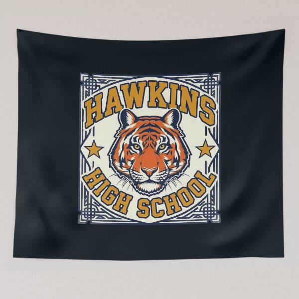 Item preview, Hawkins High School Tigers Vintage Badge designed and sold by WestandPineP.